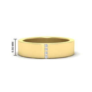 4 Stone Diamond Wedding Band