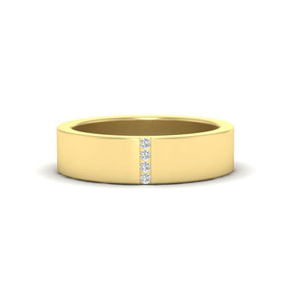 4 Stone Diamond Wedding Band