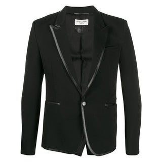 High-shine Collar Blazer