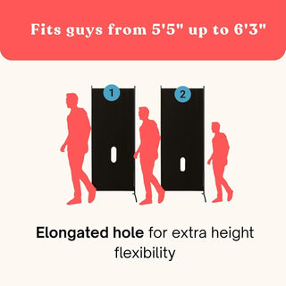 NoirWall |  Freestanding Glory Hole Wall