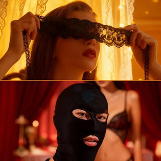 Glory Hole Kit with Hood + Lace Mask