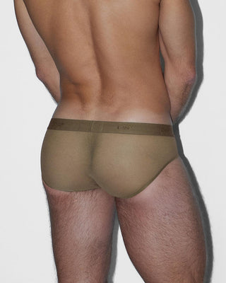 Sheer Low Rise Brief Dark Nude