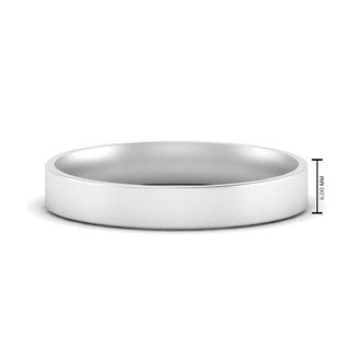 Light Weight Flat 4 mm | Wedding Band