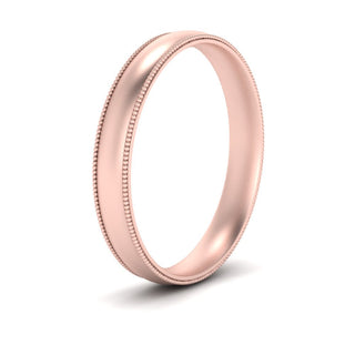 Milgrain Wedding Band | 4 mm