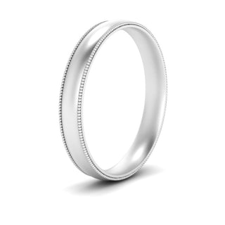 Milgrain Wedding Band | 4 mm
