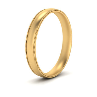 Milgrain Wedding Band | 4 mm