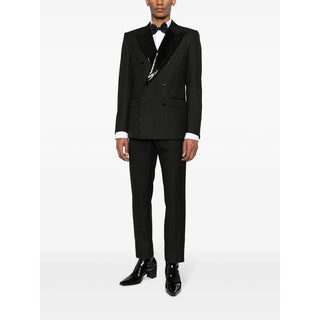 Peak Lapel Sequin Blazer