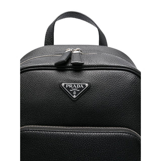 Prada Black Backpacks Men
