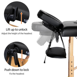 ObsidianFlex Adjustable Sensual Massage Table