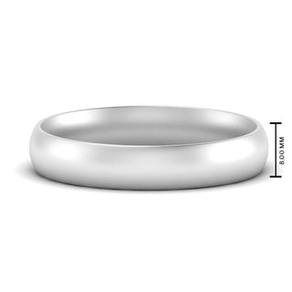 Comfort Fit Mens Wedding Band