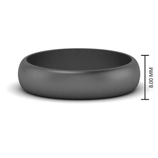 Low Dome 6mm Men Wedding Band - MENAGERIE Intimates MENS Lingerie