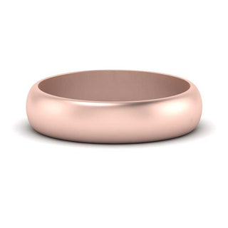 Low Dome 6mm Men Wedding Band - MENAGERIE Intimates MENS Lingerie
