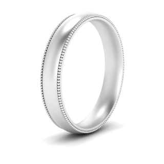 Milgrain Wedding Band | 4 mm