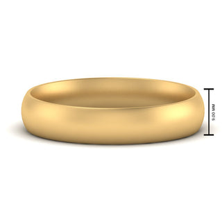 Comfort Fit Mens Wedding Band