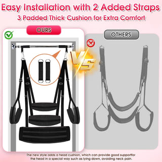 FlexComfort Adjustable Sex Swing Kit | Padded Support 500lb