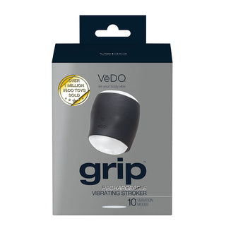Grip Vibrating Stroker | Black | VeDO