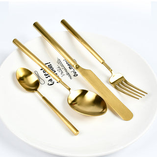 Barton Luxury Gold Cutlery Set | 3CARATS