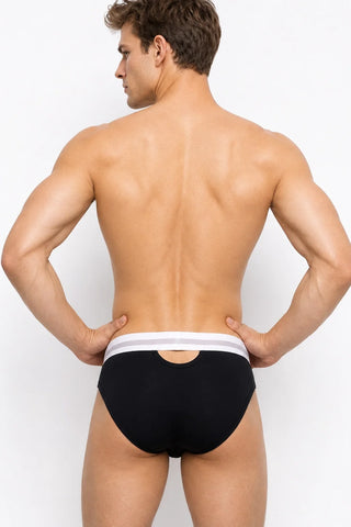 Men’s Sexy Briefs – Hollow Front & Back, Cotton Low Waist