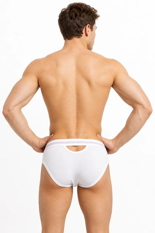 Men’s Sexy Briefs – Hollow Front & Back, Cotton Low Waist