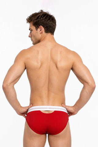 Men’s Sexy Briefs – Hollow Front & Back, Cotton Low Waist