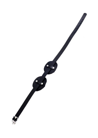 Aviator Style Adjustable Blindfold | Leather and Fur Lining