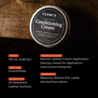 Leather Conditioning Cream | Clyde's