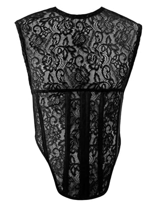 Corset Tank  | BLK | Rose Signature Edition - MENAGERIE Intimates MENS Lingerie