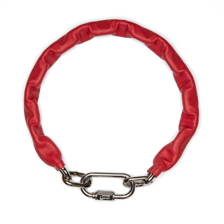 BIKER CHAIN COLLAR | RED | SIRAINER