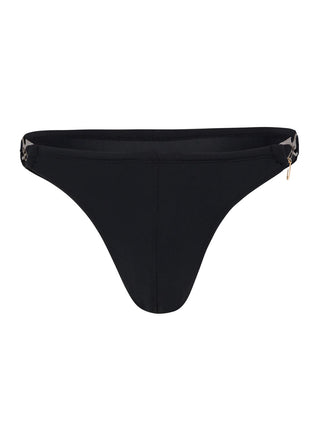 DESTRUCTION HARDWARE BRIEF | BLACK - MENAGERIE Intimates MENS Lingerie
