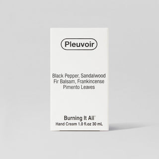 PLEUVOIR THE WHITE COLLECTION BURNING IT ALL Hand Cream 30mL