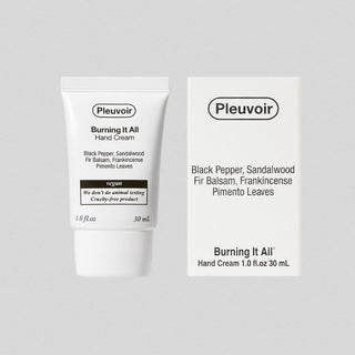 PLEUVOIR THE WHITE COLLECTION BURNING IT ALL Hand Cream 30mL
