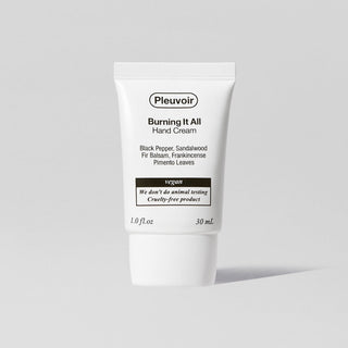 PLEUVOIR THE WHITE COLLECTION BURNING IT ALL Hand Cream 30mL