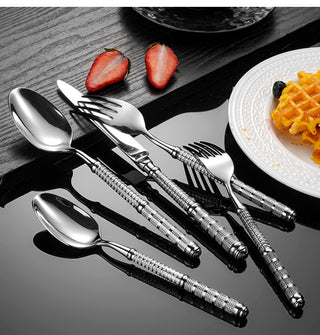 France Embossed Vintage Luxury Gilded Flatware Set | 3CARATS - MENAGERIE Intimates MENS Lingerie
