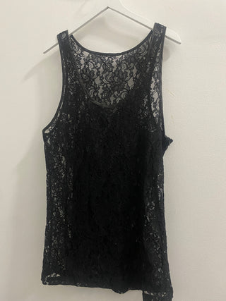 TANK in LACE | LARGE | Sample Sale - MENAGERIE Intimates MENS Lingerie