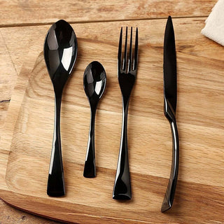 Jet Black Cutlery Set | 3CARATS - MENAGERIE Intimates MENS Lingerie