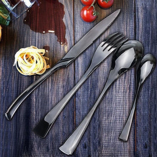 Jet Black Cutlery Set | 3CARATS - MENAGERIE Intimates MENS Lingerie