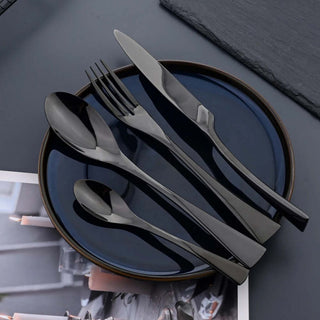 Jet Black Cutlery Set | 3CARATS - MENAGERIE Intimates MENS Lingerie