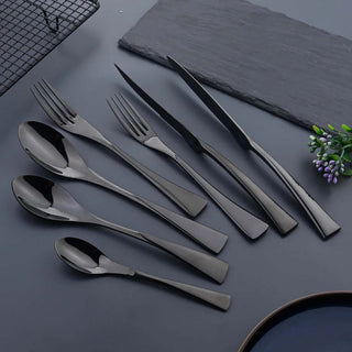 Jet Black Cutlery Set | 3CARATS - MENAGERIE Intimates MENS Lingerie