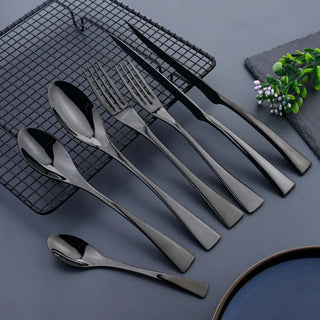 Jet Black Cutlery Set | 3CARATS - MENAGERIE Intimates MENS Lingerie