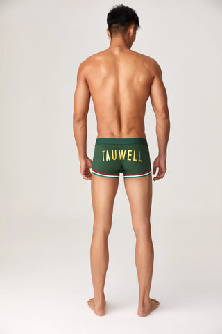 Men’s Cotton Boxer Briefs – Solid Color Streetwear Style