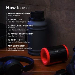 LELO F2S | Massager & Stroker | Red