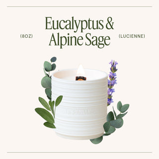 Eucalyptus & Alpine Sage Candle | Lucienne