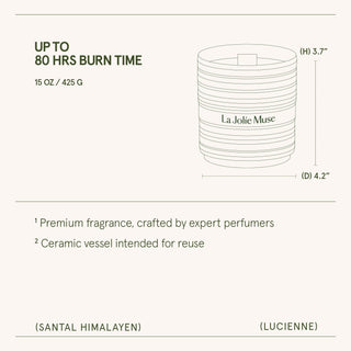 Santal Himalayen Candle | Lucienne