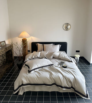 Luxury 100S Tencel-Cotton Blend Solid Color Bedding Set | 3CARATS