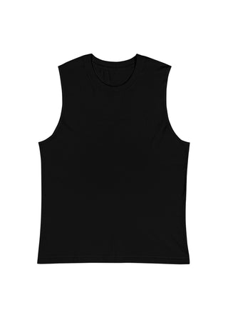 Muscle Shirt | 100% Cotton | BLK EMB