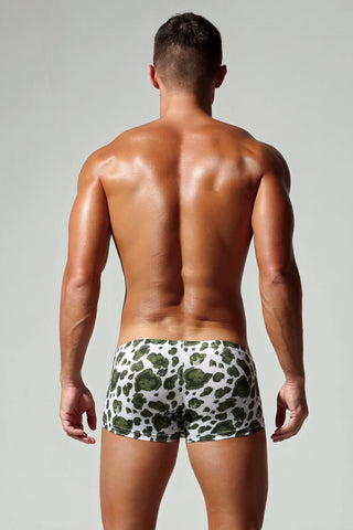 Men’s Sexy Animal Print Boxer Shorts – Low Waist