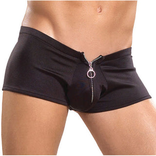 Zipper Shorts | BLACK S/M | MALE POWER