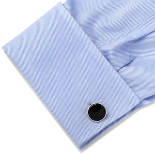 Sterling Silver and Onyx 7-Stud Set | Classic Formal