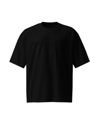 OVERSIZED T-SHIRT | 100% COTTON | BLACK EMBROIDERY