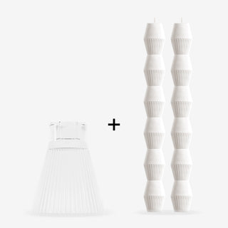2 Geometric Pillar Candle + 1 Tumbler